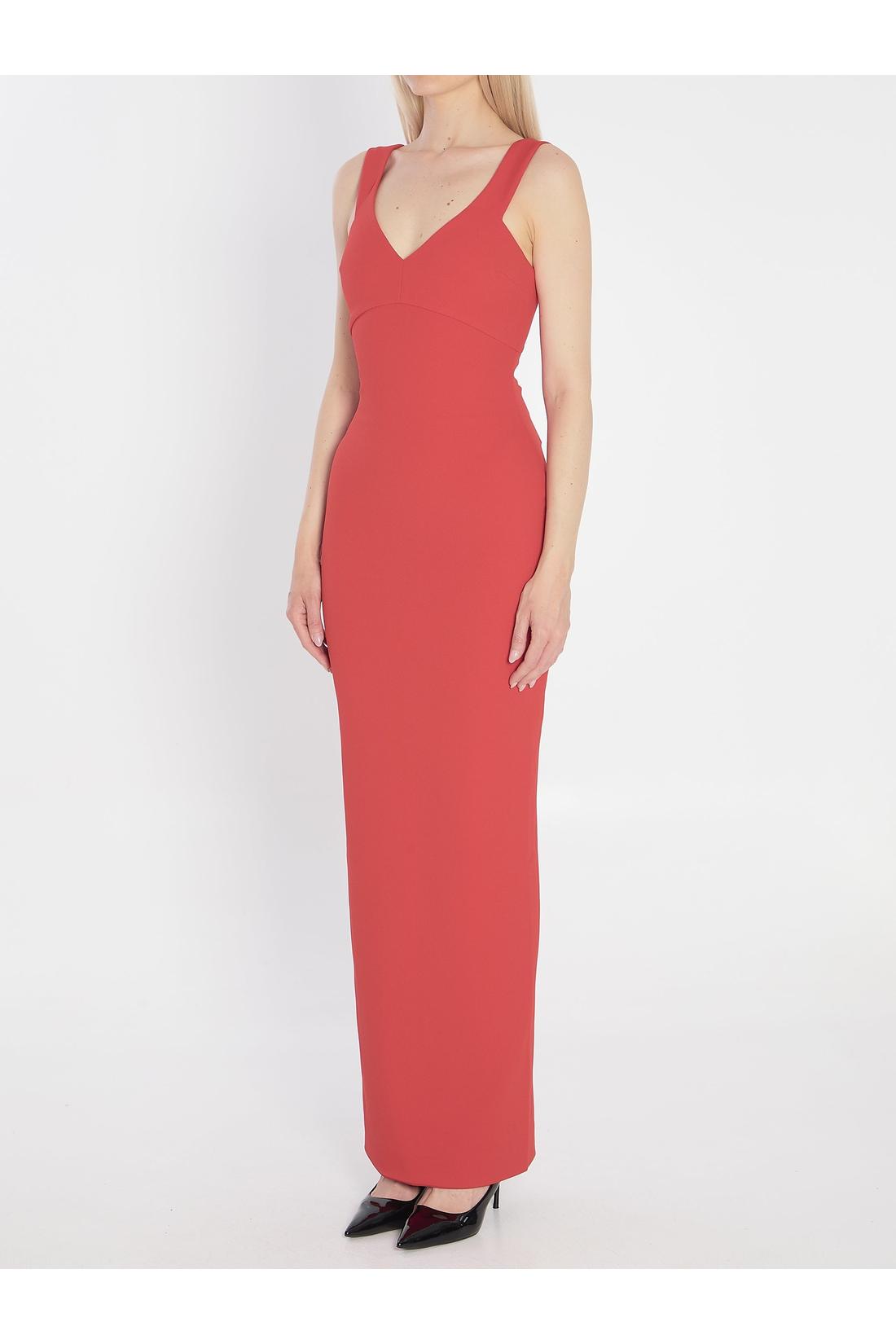 Solace London-OUTLET-SALE-Nalani Maxi Dress in Red-ARCHIVIST