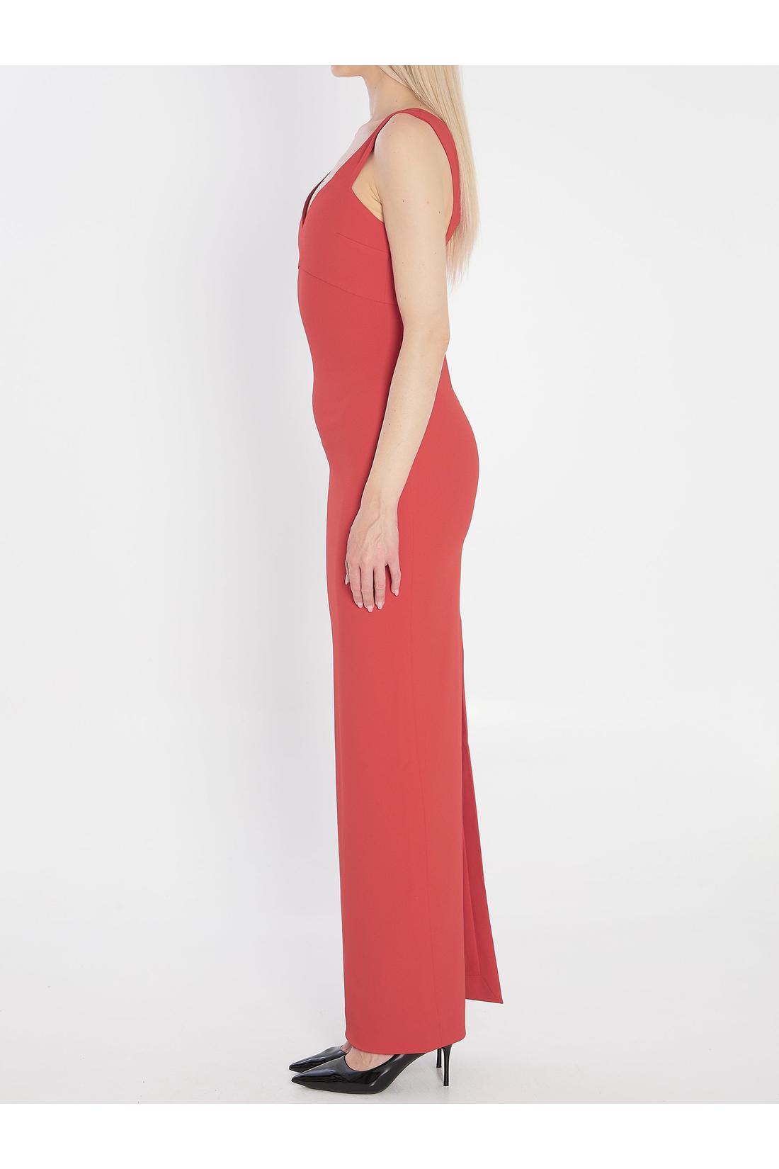 Solace London-OUTLET-SALE-Nalani Maxi Dress in Red-ARCHIVIST