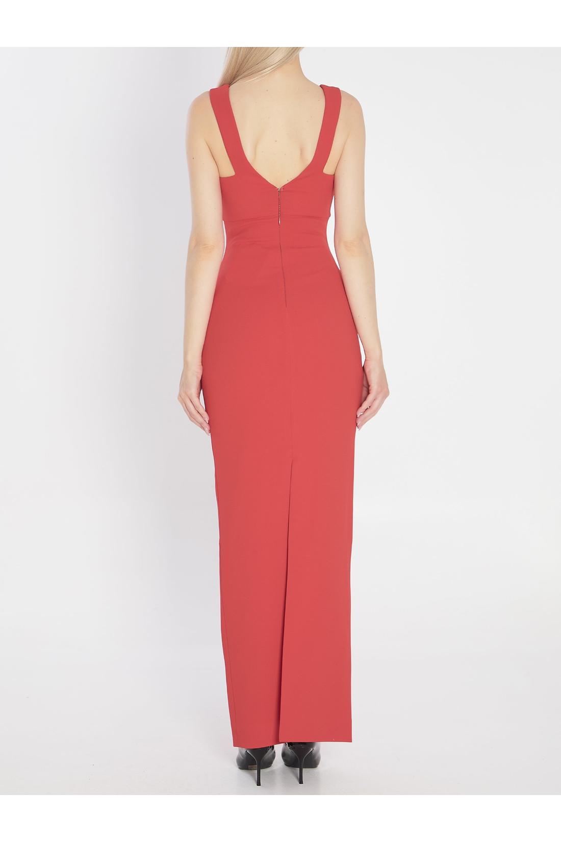 Solace London-OUTLET-SALE-Nalani Maxi Dress in Red-ARCHIVIST