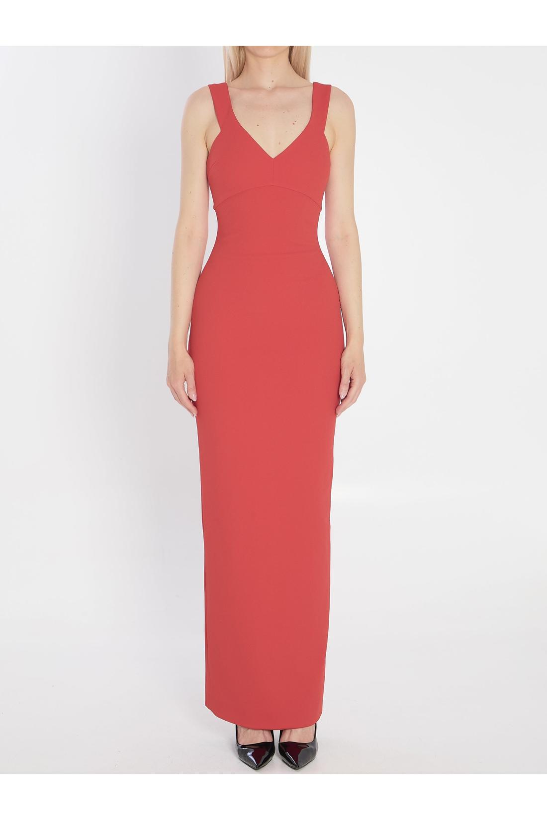 Solace London-OUTLET-SALE-Nalani Maxi Dress in Red-ARCHIVIST