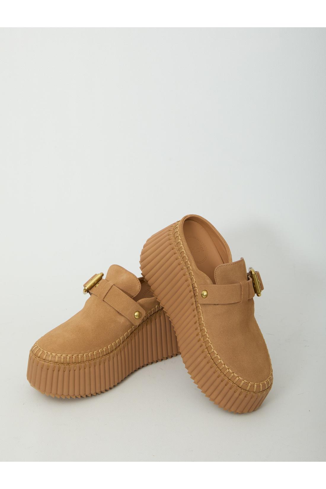 Chloé-OUTLET-SALE-Nama platform mules-ARCHIVIST