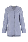 S MAX MARA-OUTLET-SALE-Nanda striped cotton shirt-ARCHIVIST