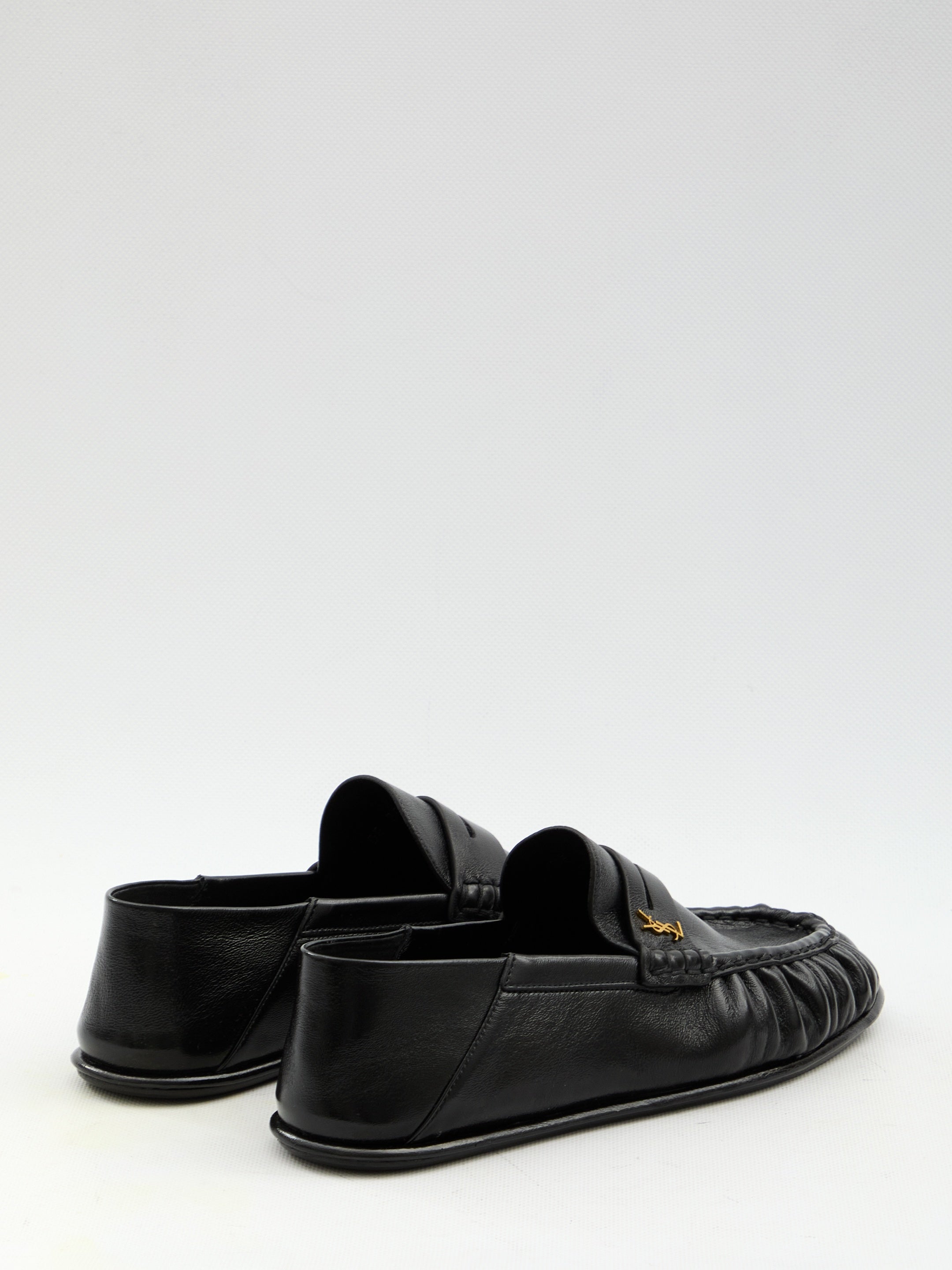 SAINT LAURENT-OUTLET-SALE-Nappa loafers-ARCHIVIST