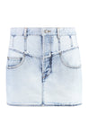 Isabel Marant-OUTLET-SALE-Narsjis denim mini skirt-ARCHIVIST