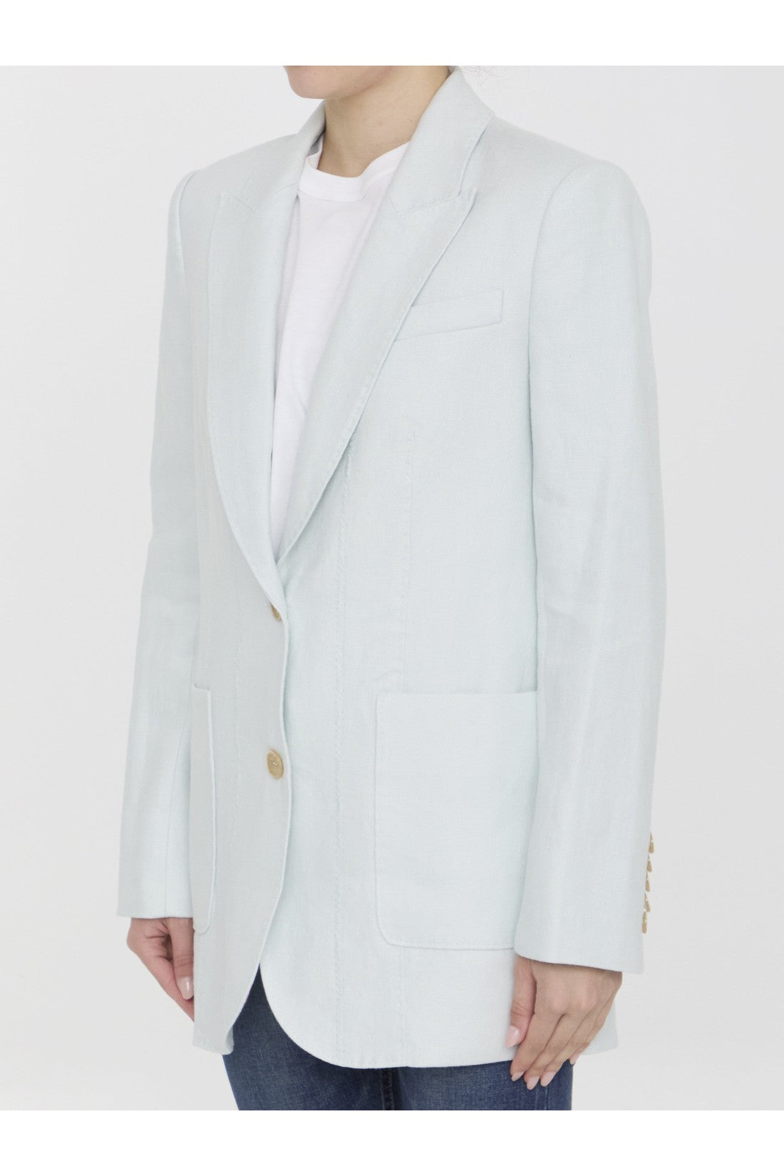 ZIMMERMANN-OUTLET-SALE-Natura linen jacket-ARCHIVIST