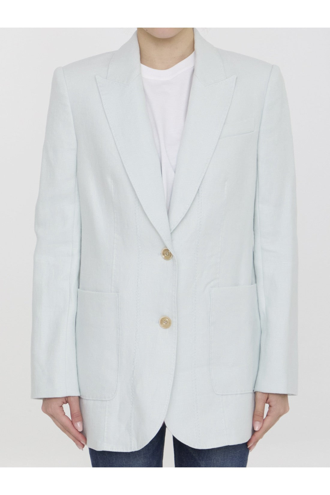 ZIMMERMANN-OUTLET-SALE-Natura linen jacket-ARCHIVIST