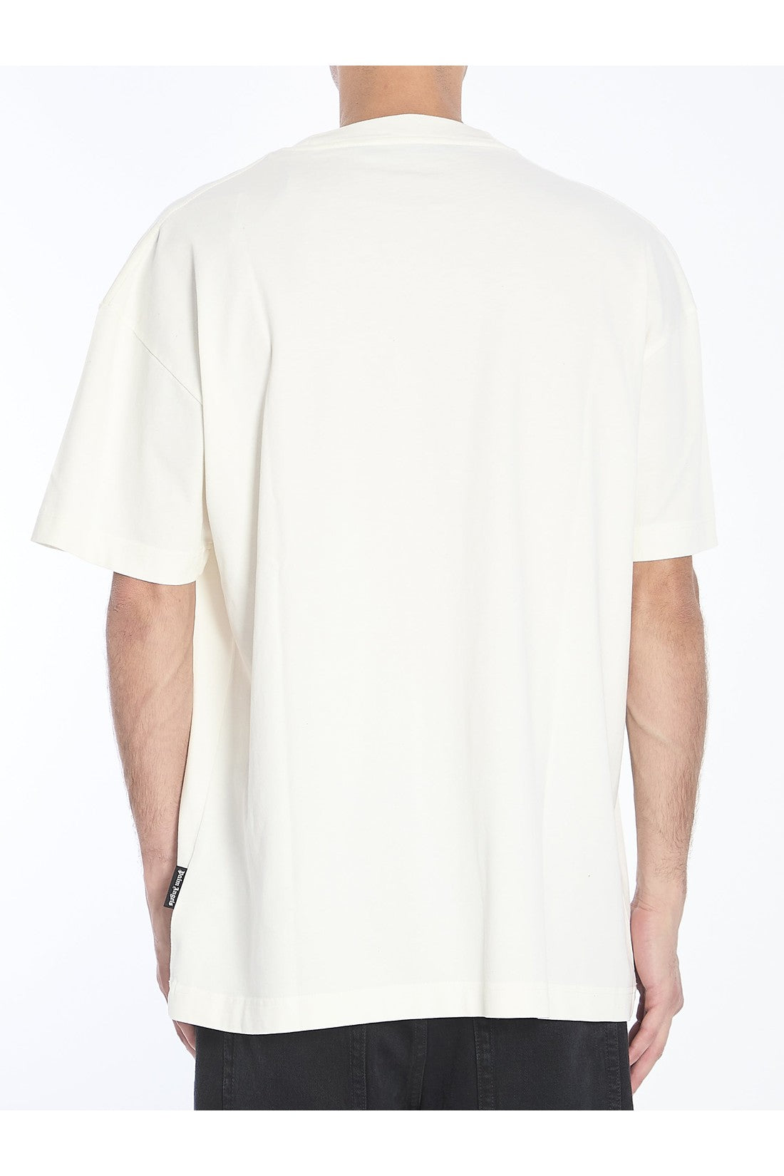 Palm Angels-OUTLET-SALE-Neck Logo t-shirt-ARCHIVIST