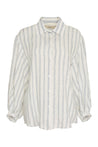 Weekend Max Mara-OUTLET-SALE-Nerina shirt in linen canvas-ARCHIVIST