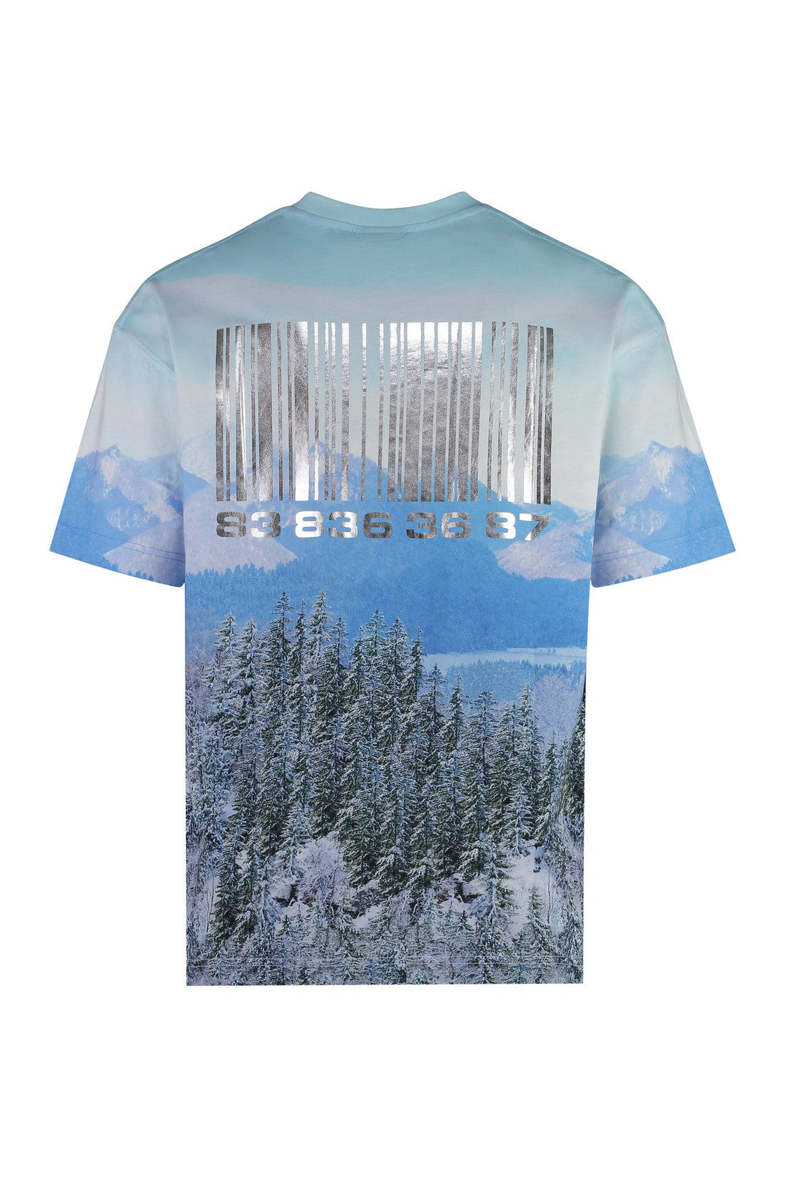 VETEMENTS-OUTLET-SALE-Neuschwanstein Winter printed cotton t-shirt-ARCHIVIST