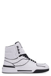 Dolce & Gabbana-OUTLET-SALE-New Roma leather mid-top sneakers-ARCHIVIST