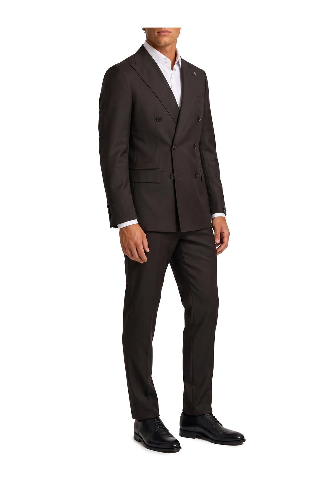 Tagliatore-OUTLET-SALE-New York double-breasted virgin wool suit-ARCHIVIST