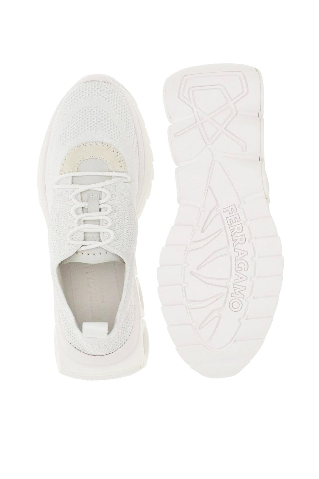 Ferragamo-OUTLET-SALE-Nima Gancini Logo Runner Sneakers-ARCHIVIST