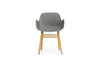 Normann Copenhagen-OUTLET-SALE-Form Armlehnstuhl mit Holzgestell-ARCHIVIST