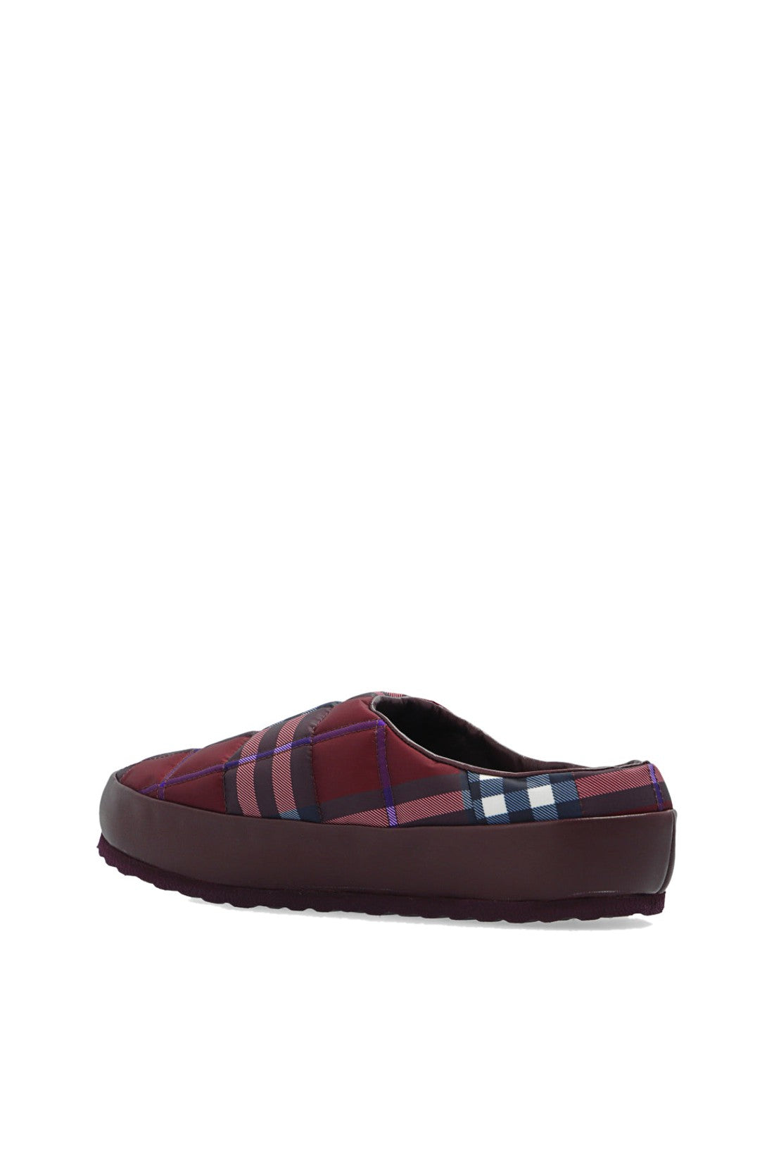 Burberry-OUTLET-SALE-Northaven Check Logo Mules Slippers-ARCHIVIST