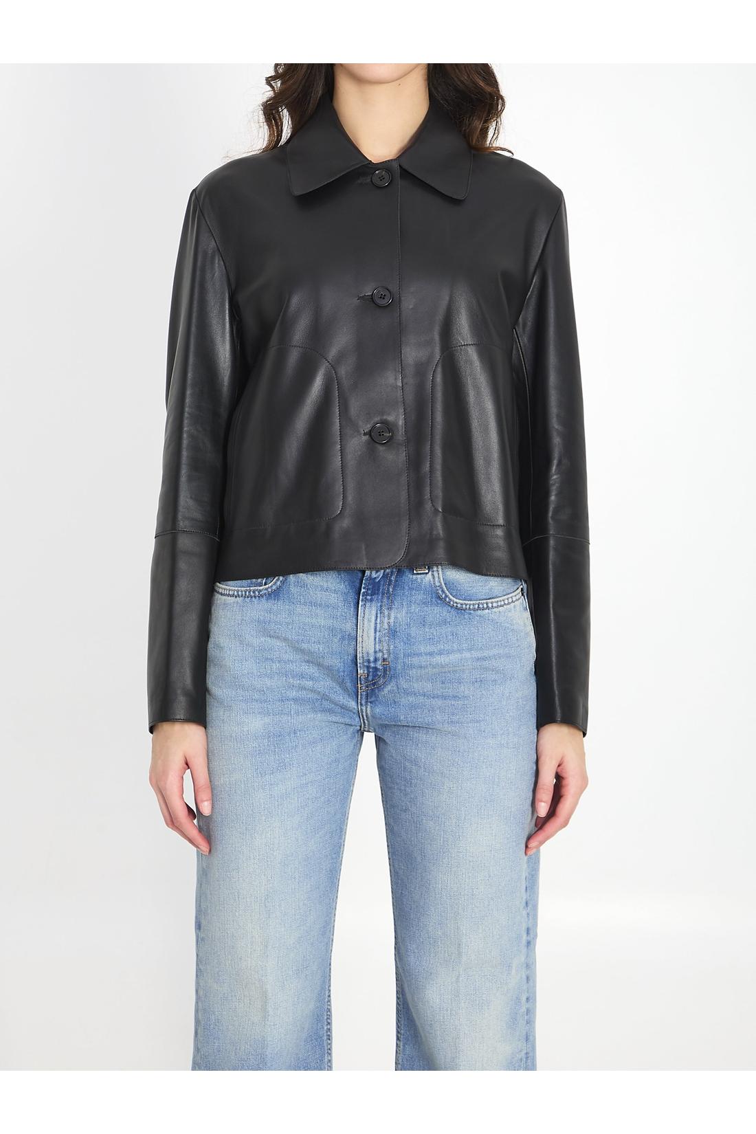 Arma-OUTLET-SALE-Nos Emy leather jacket-ARCHIVIST