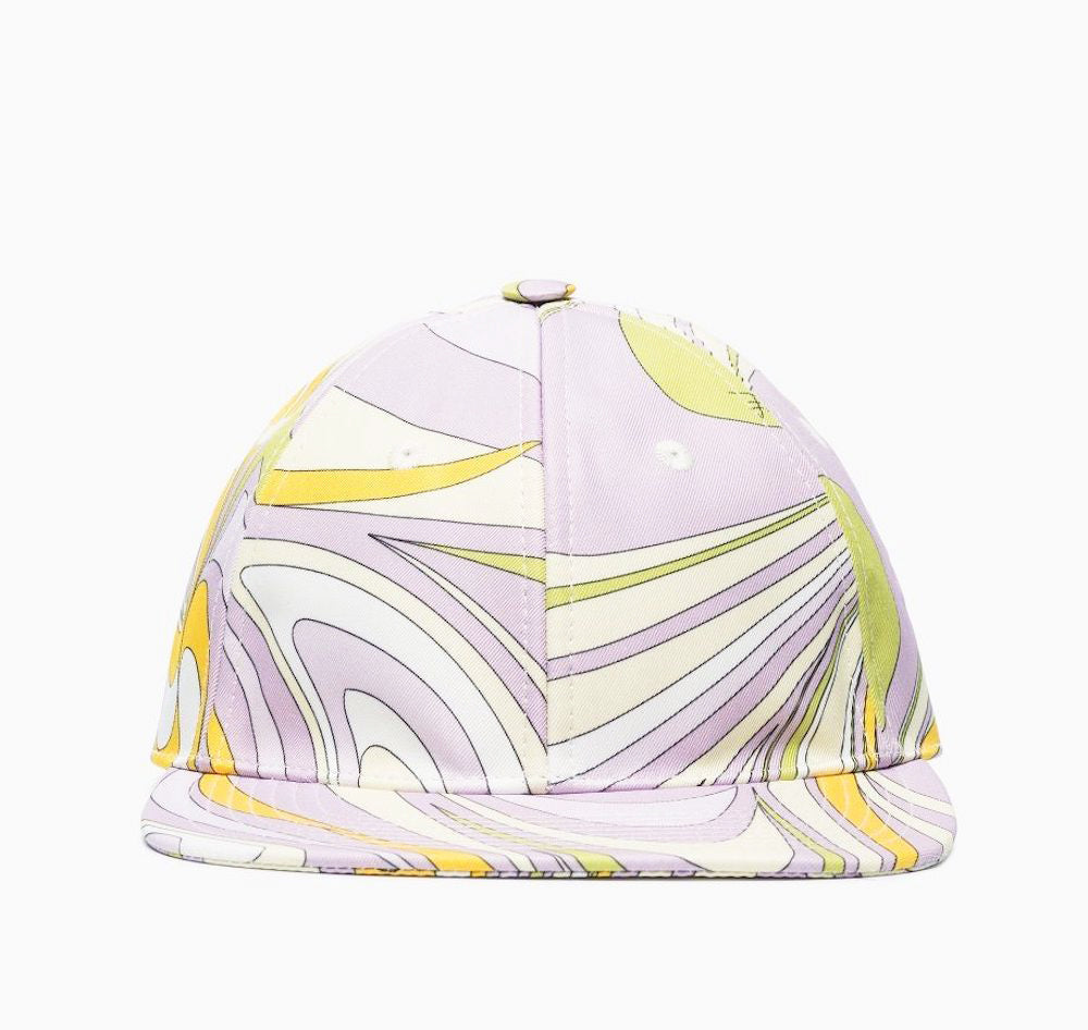 Emilio Pucci-OUTLET-SALE-Nuages Print Baseball Cap-ARCHIVIST