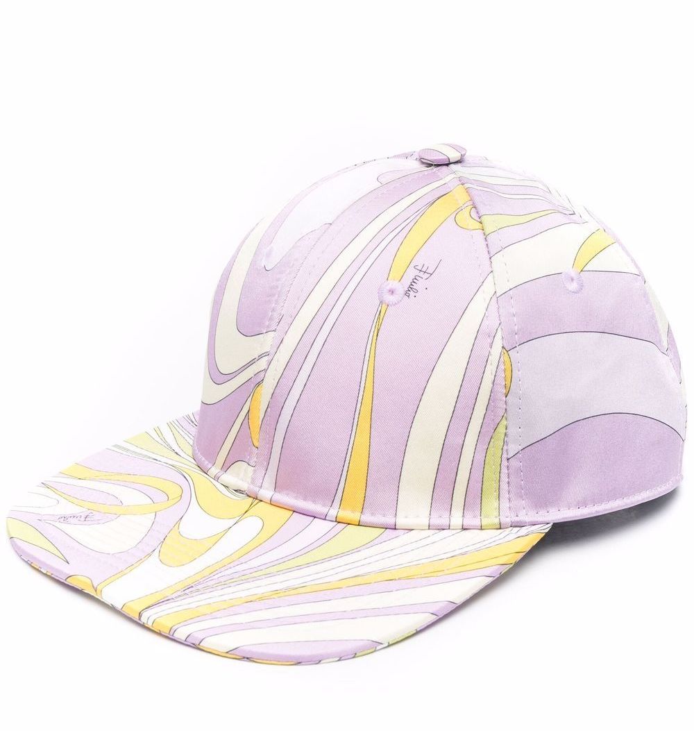 Emilio Pucci-OUTLET-SALE-Nuages Print Baseball Cap-ARCHIVIST