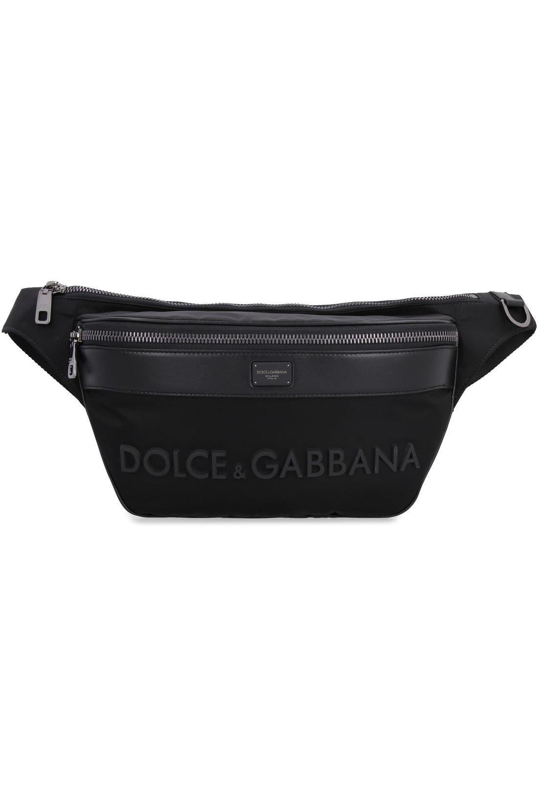 Dolce & Gabbana-OUTLET-SALE-Nylon belt bag with logo-ARCHIVIST