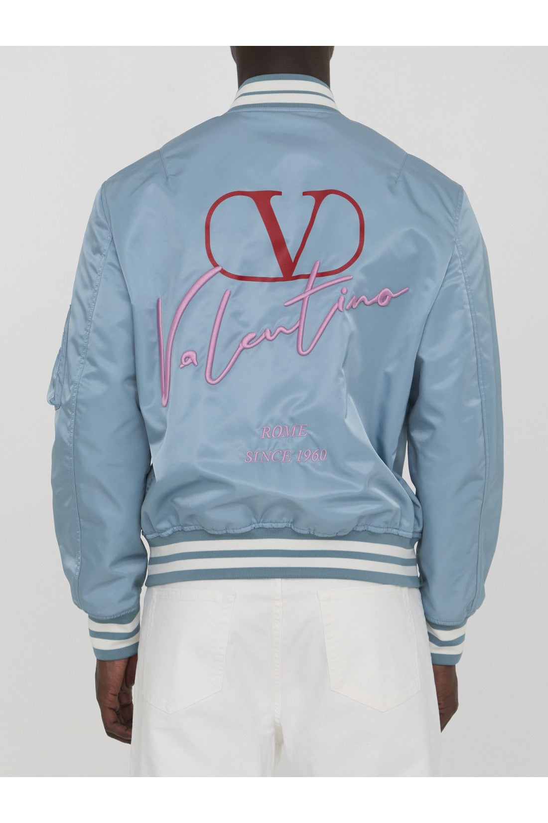 VALENTINO GARAVANI-OUTLET-SALE-Nylon bomber jacket-ARCHIVIST