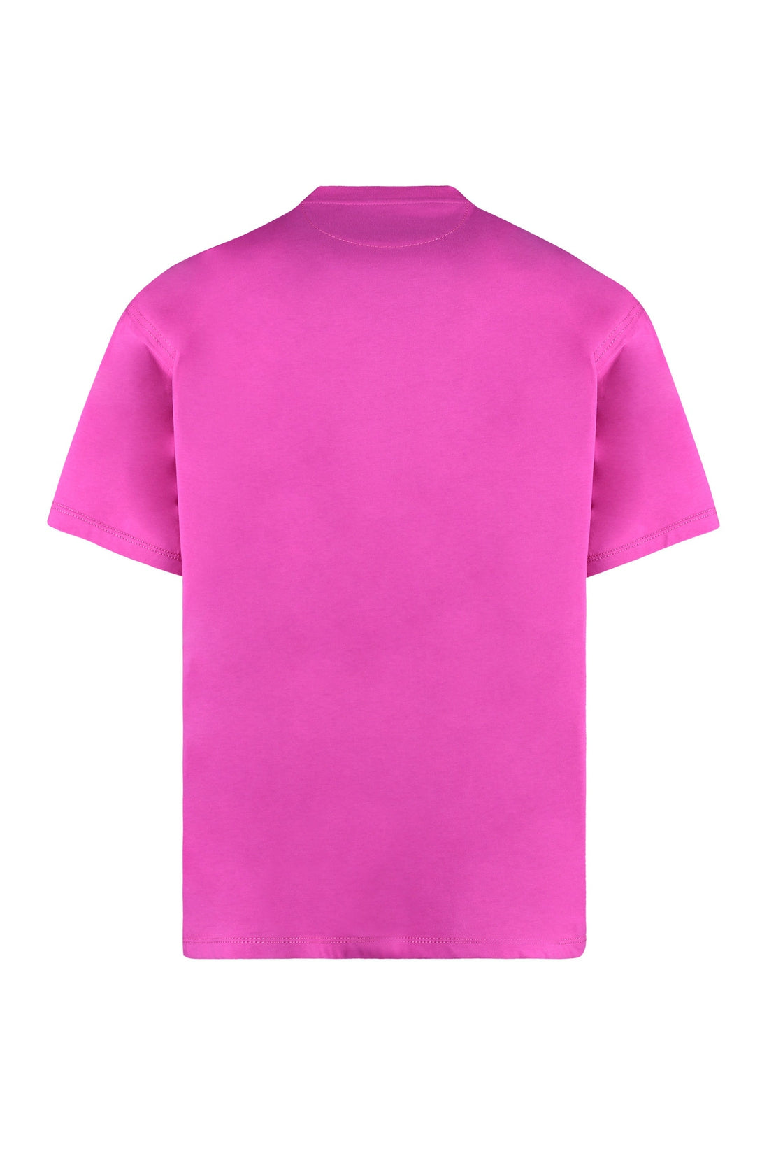 Valentino-OUTLET-SALE-Nylon panel crew-neck t-shirt-ARCHIVIST