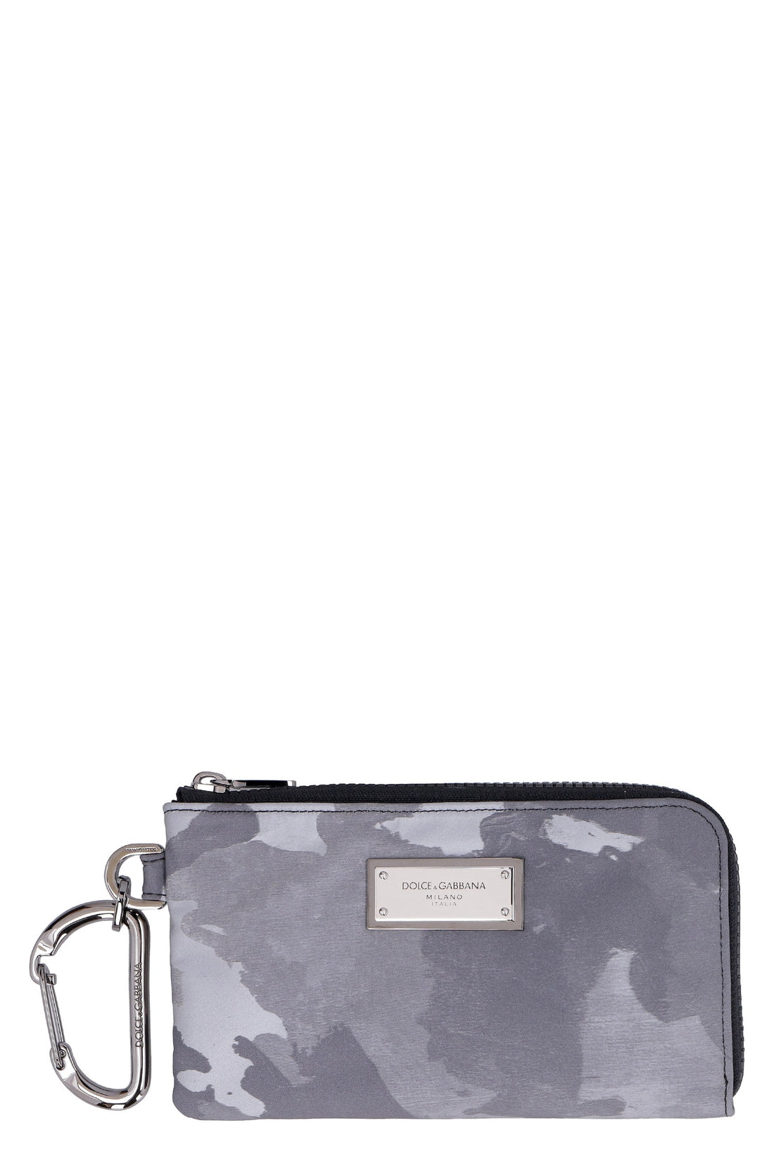Dolce & Gabbana-OUTLET-SALE-Nylon pouch-bag with logo-ARCHIVIST
