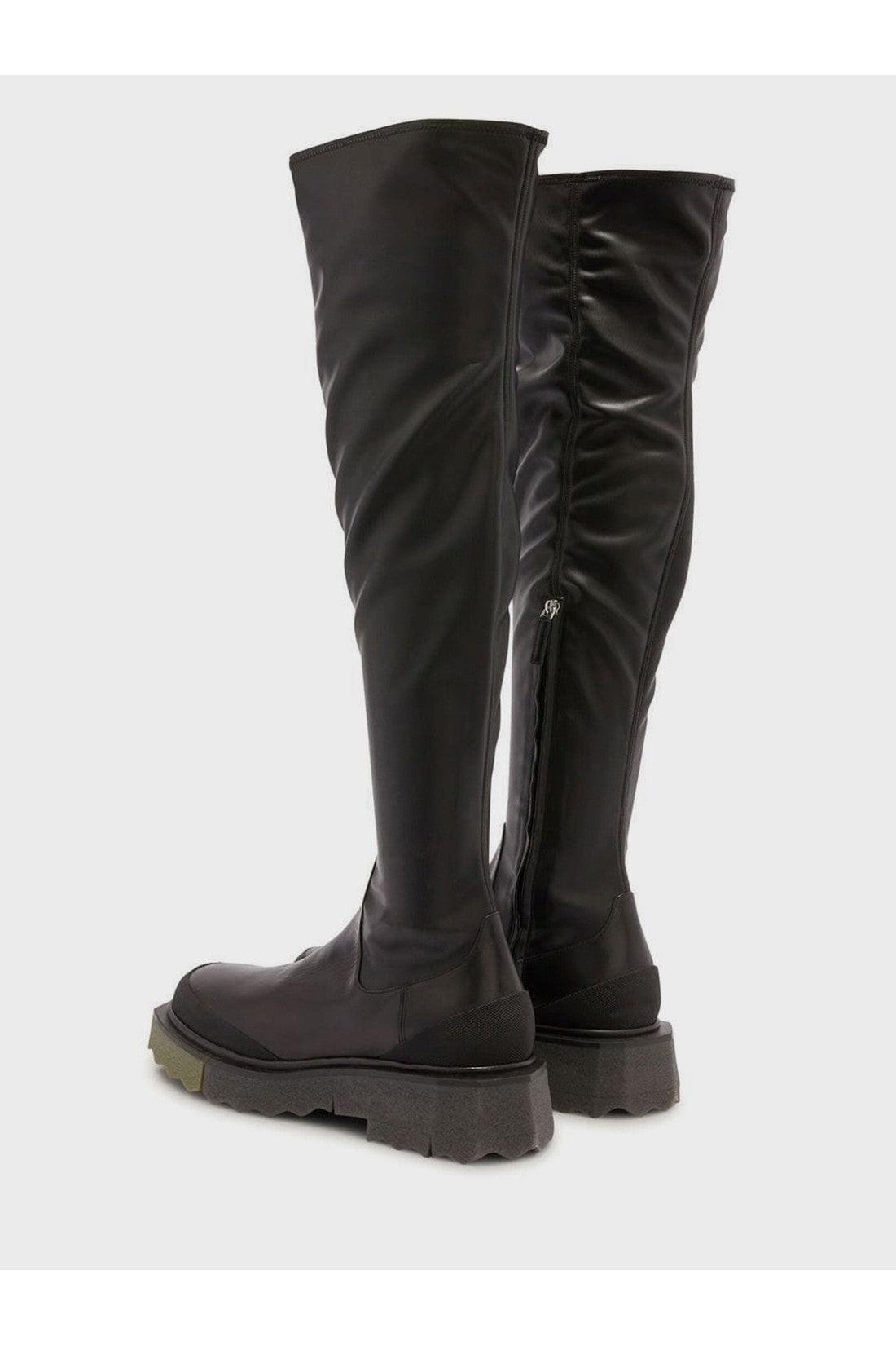 Leather high boots