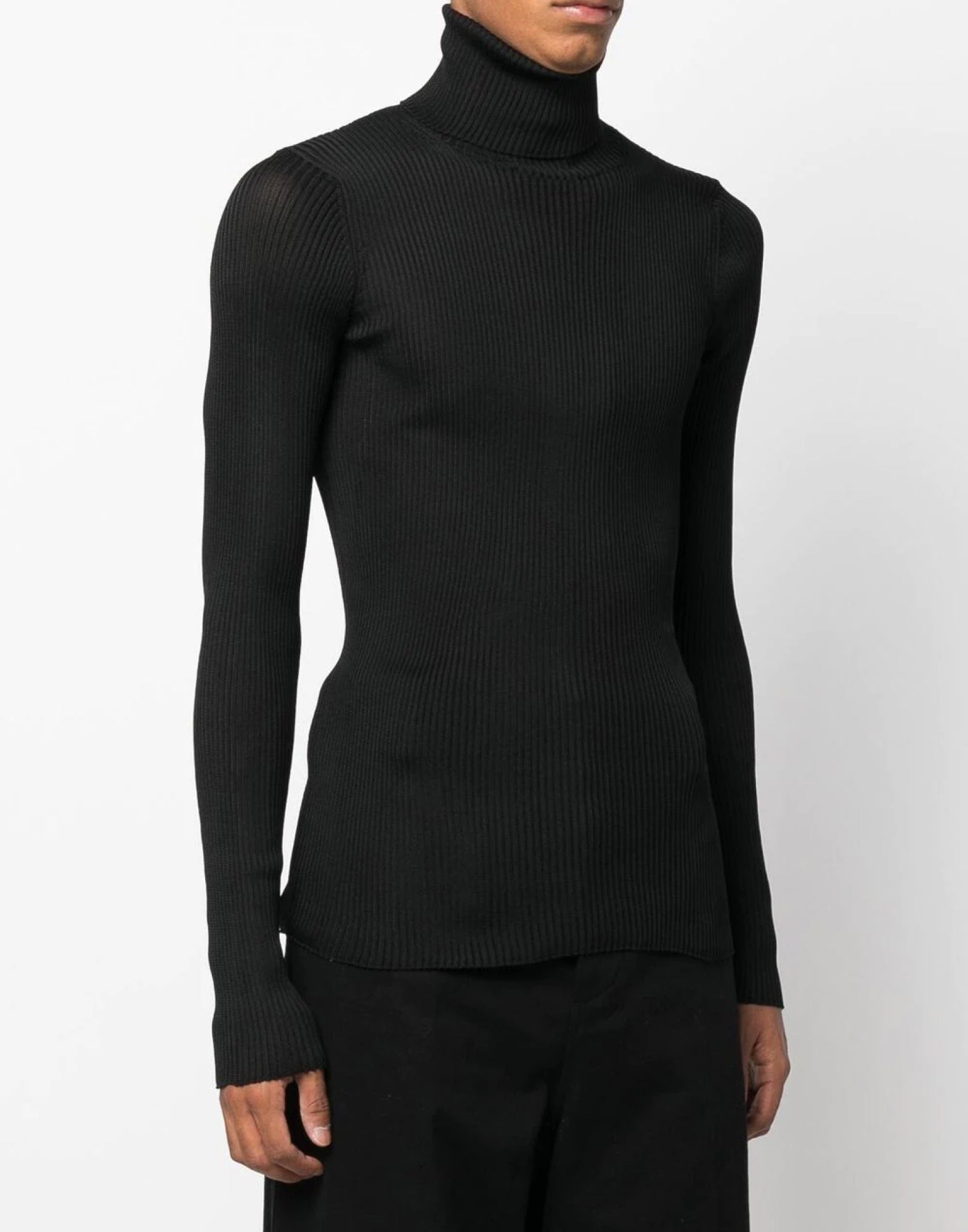 Off-White-OUTLET-SALE-Helvetica Logo Turtleneck Sweater-ARCHIVIST