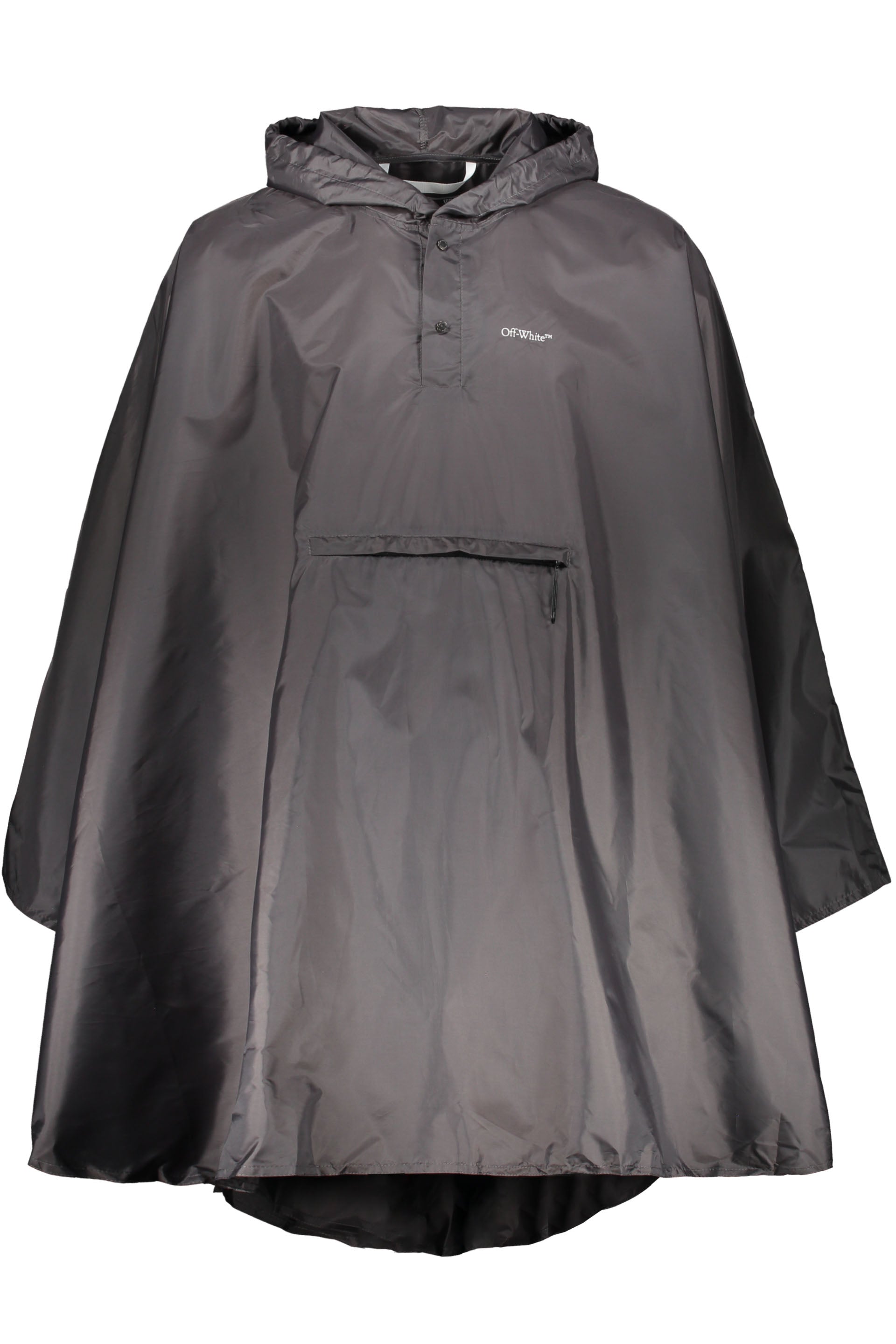 Techno fabric raincoat