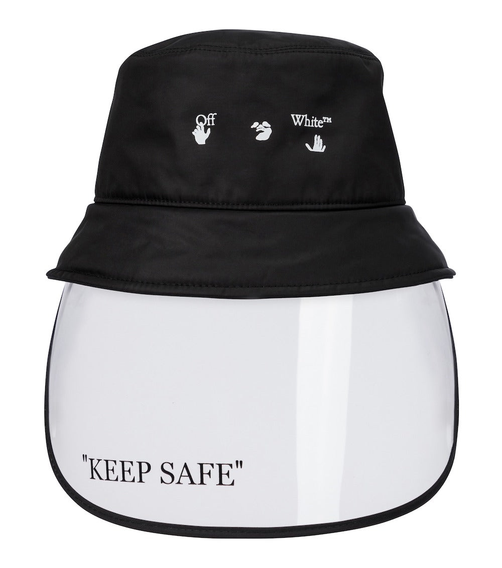 Off-White-OUTLET-SALE-Keep Safe Logo Visor Bucket Hat-ARCHIVIST