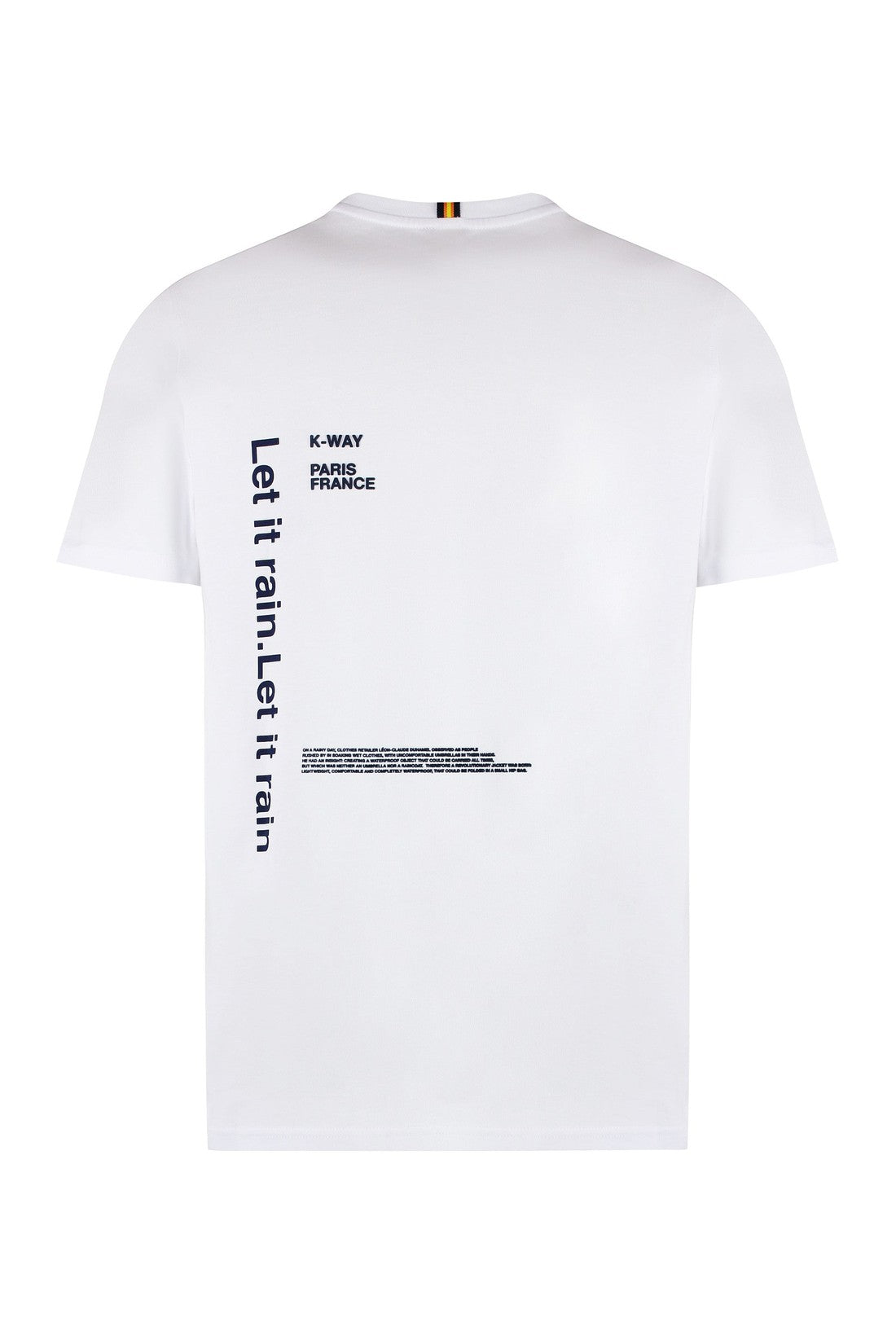 K-Way-OUTLET-SALE-Odom Letitrain Cotton crew-neck T-shirt-ARCHIVIST