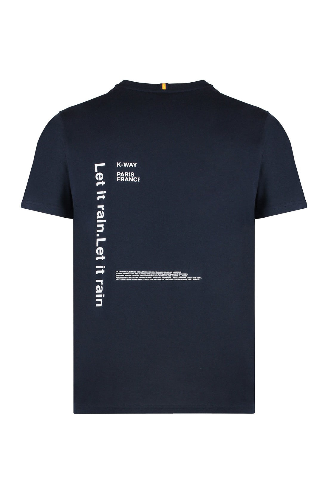 K-Way-OUTLET-SALE-Odom Letitrain Cotton crew-neck T-shirt-ARCHIVIST