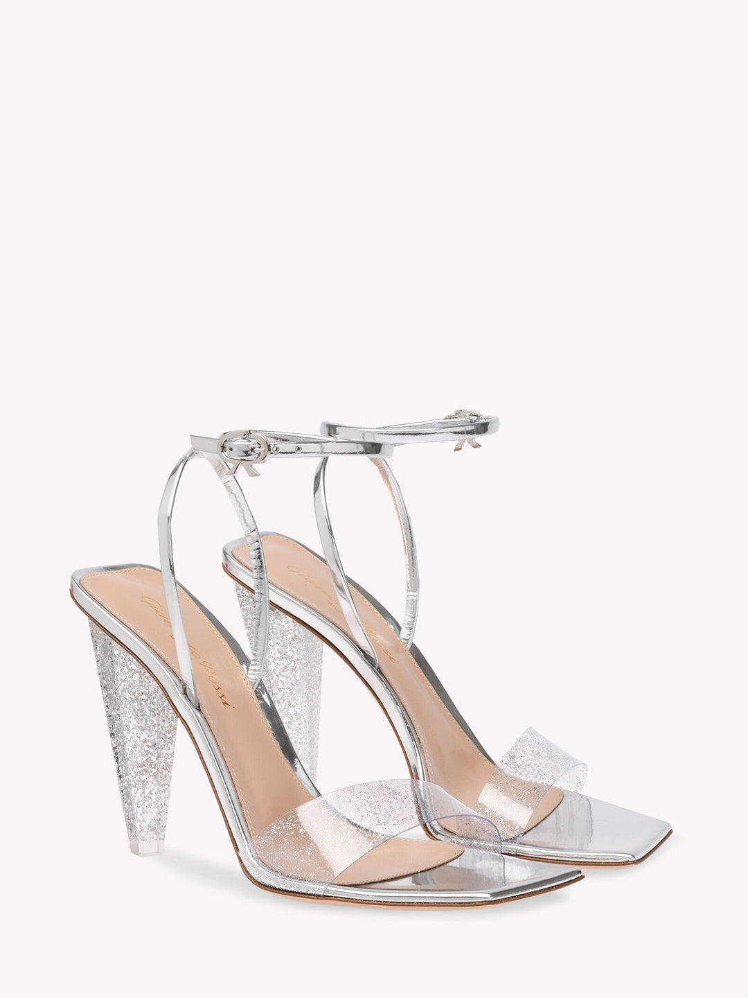 GIANVITO ROSSI-OUTLET-SALE-Odyssey silver sandals-ARCHIVIST