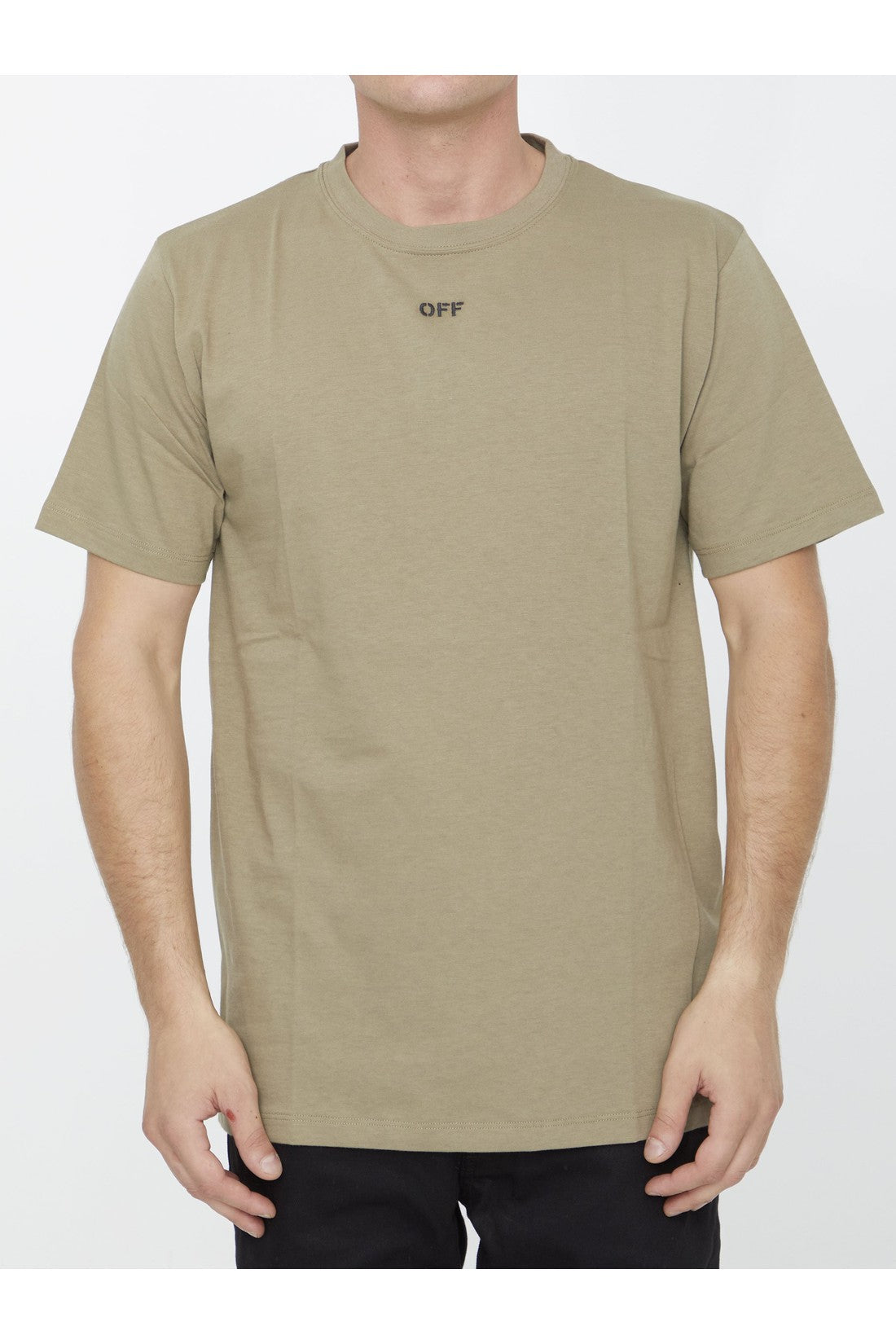 OFF WHITE-OUTLET-SALE-Off Stitch t-shirt-ARCHIVIST