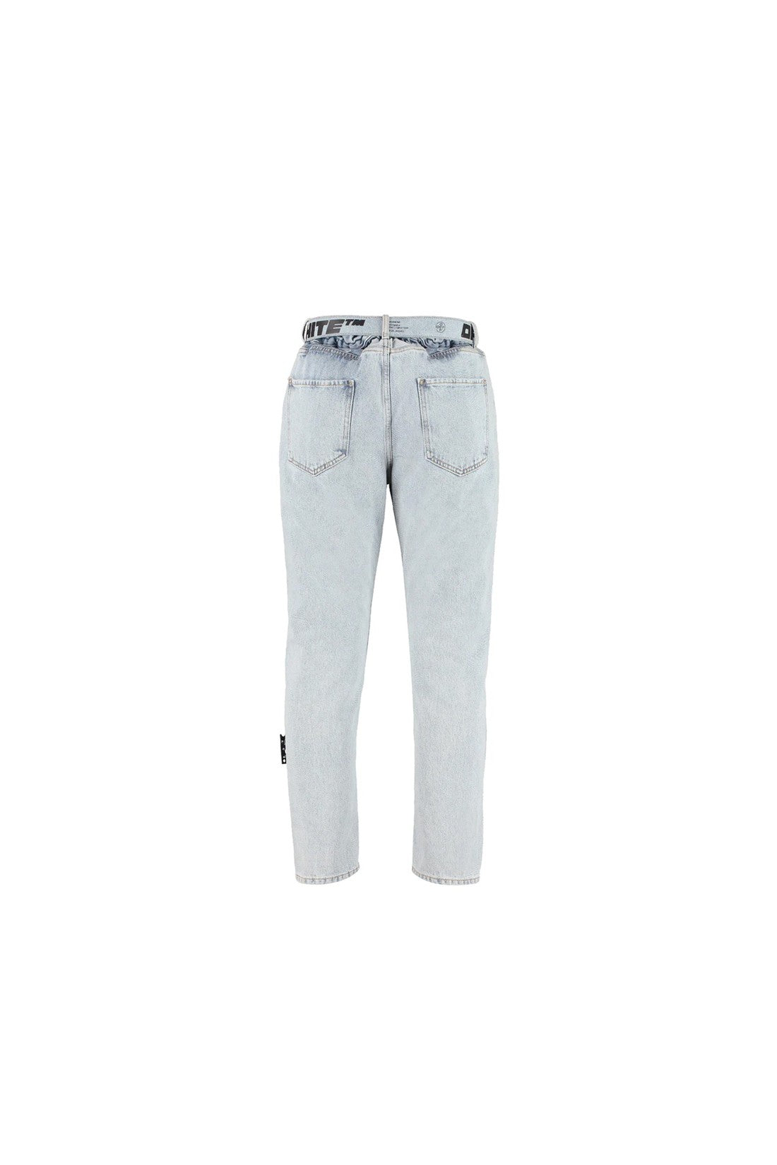 OFF-WHITE-OUTLET-SALE-Off-White Belted Denim Jeans-ARCHIVIST