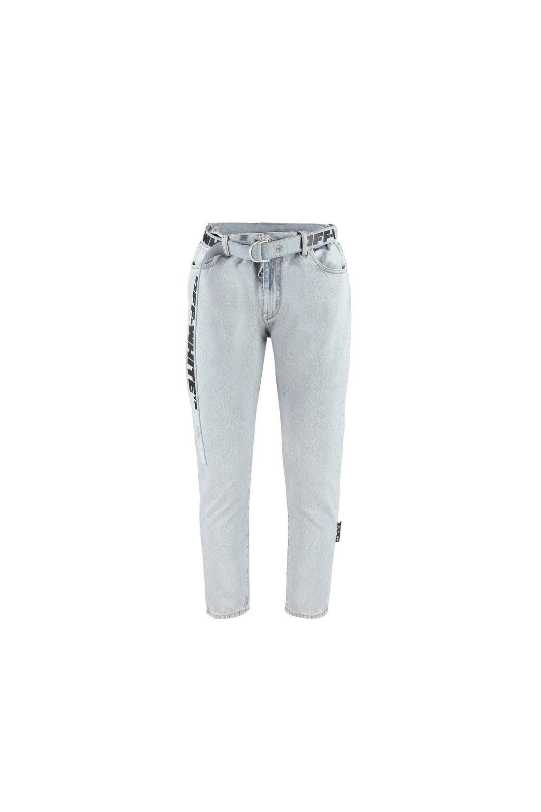 OFF-WHITE-OUTLET-SALE-Off-White Belted Denim Jeans-ARCHIVIST