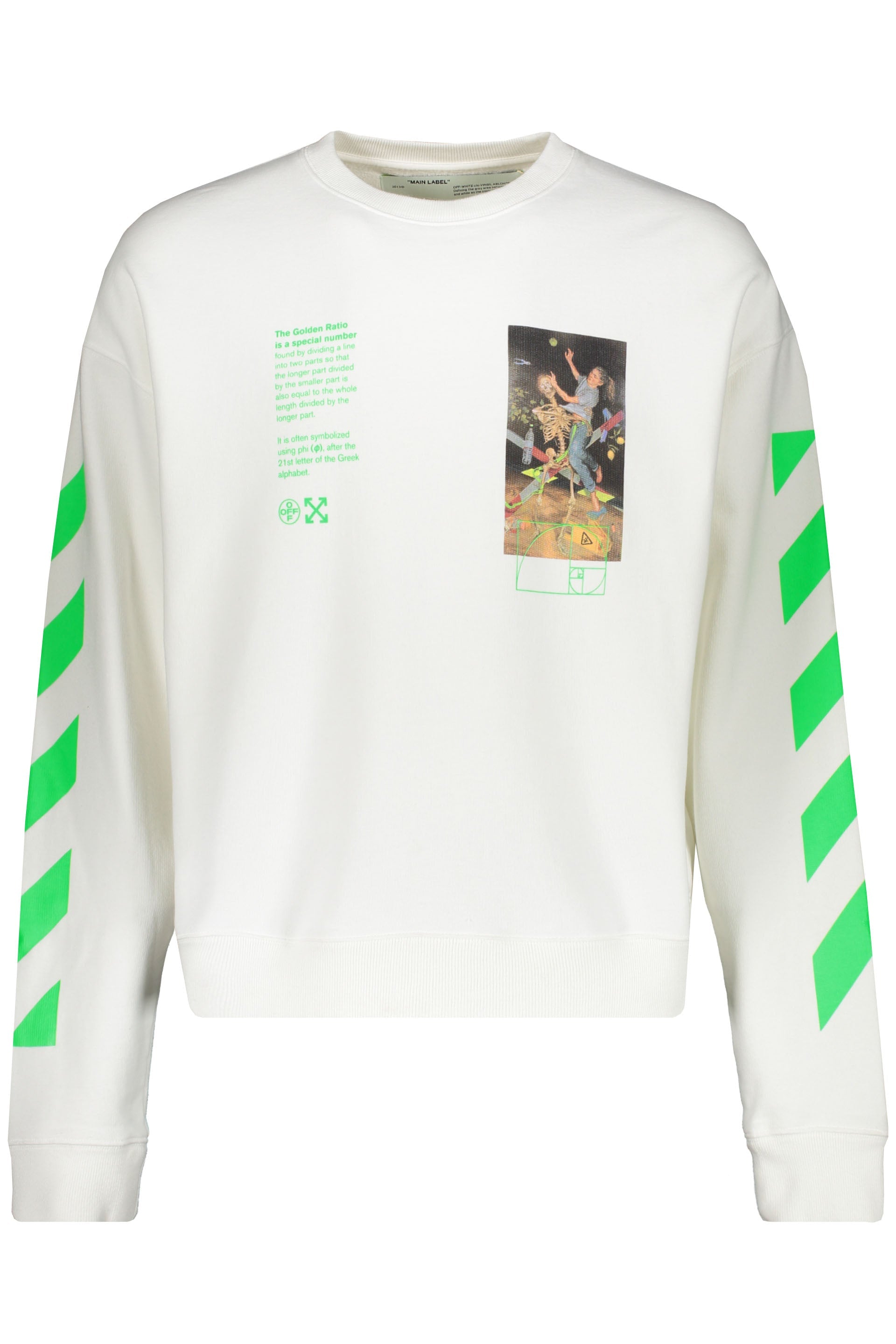 Printed cotton sweatshirt
