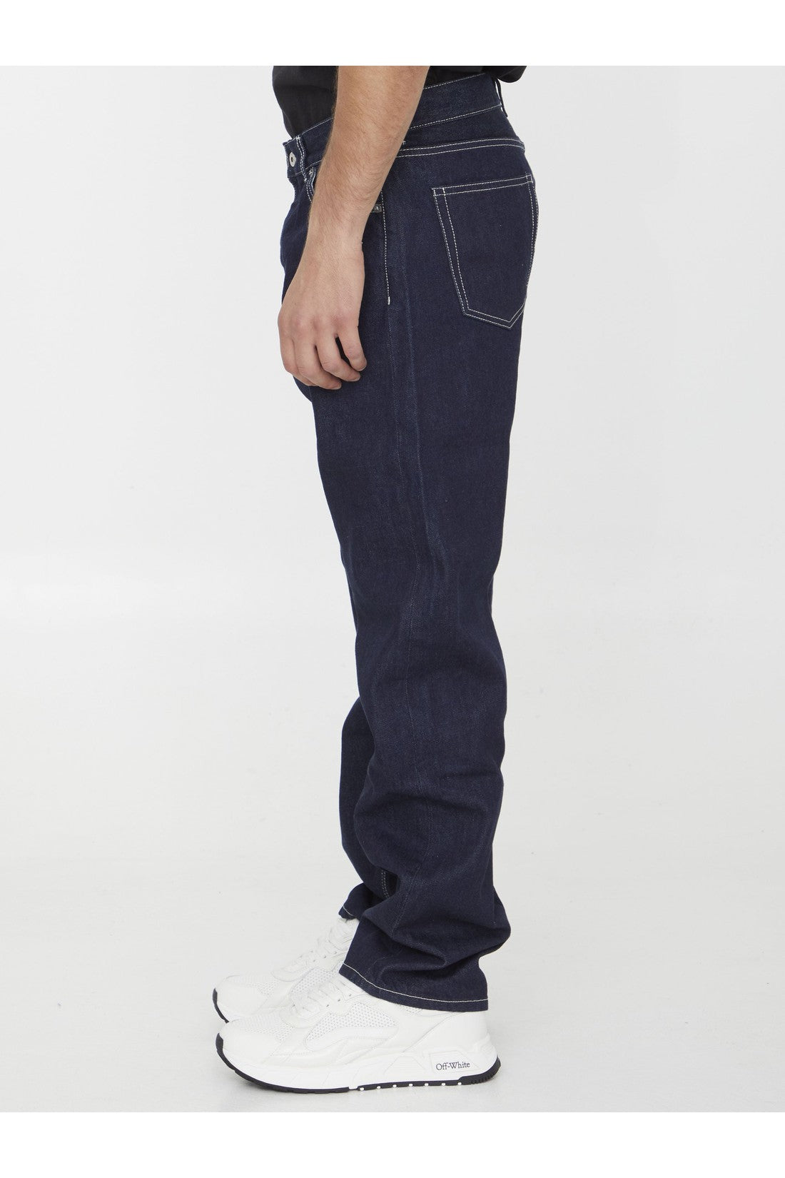 OFF WHITE-OUTLET-SALE-Off embroidery jeans-ARCHIVIST