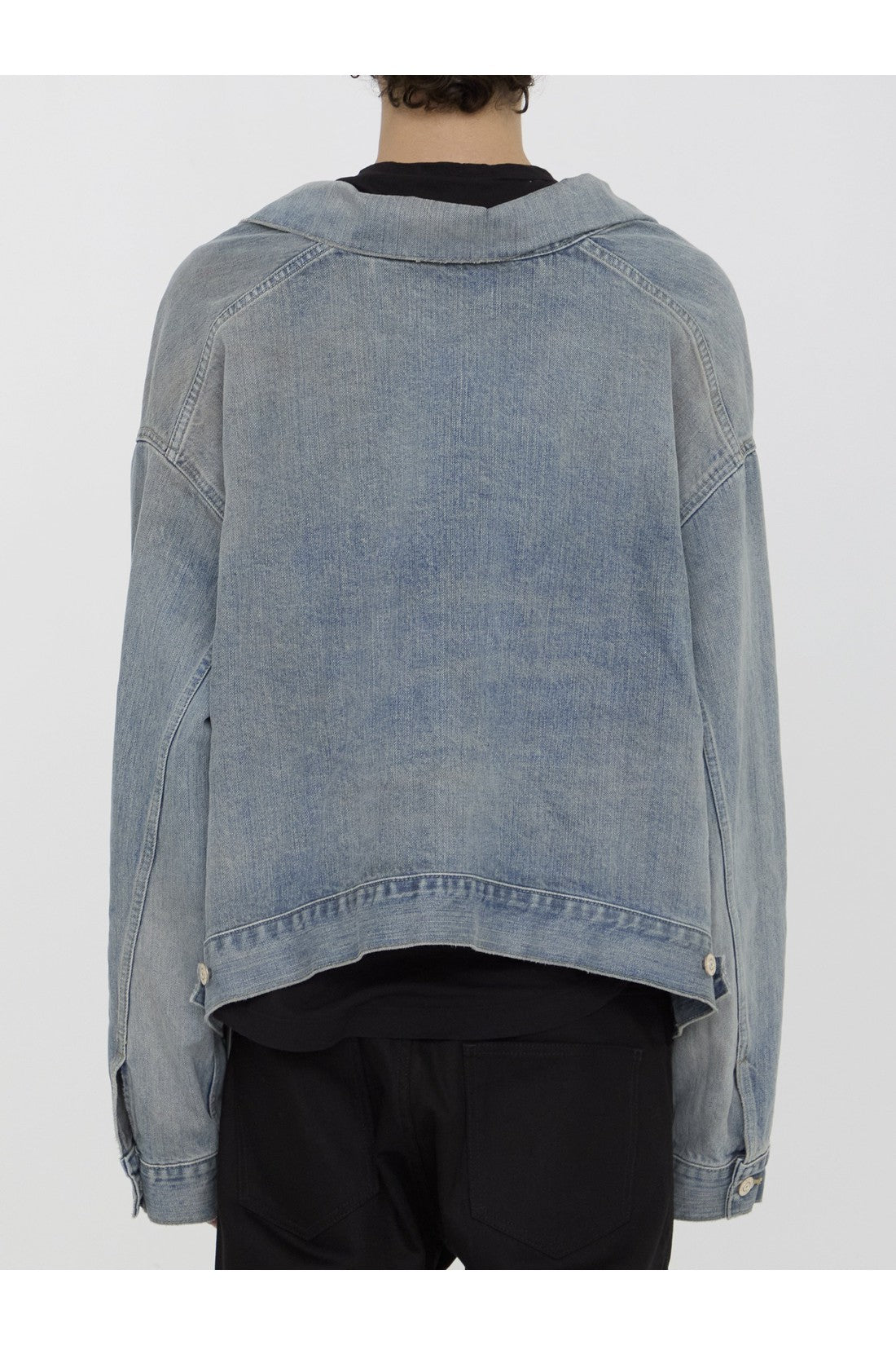 BALENCIAGA-OUTLET-SALE-Off-the-shoulder jacket-ARCHIVIST