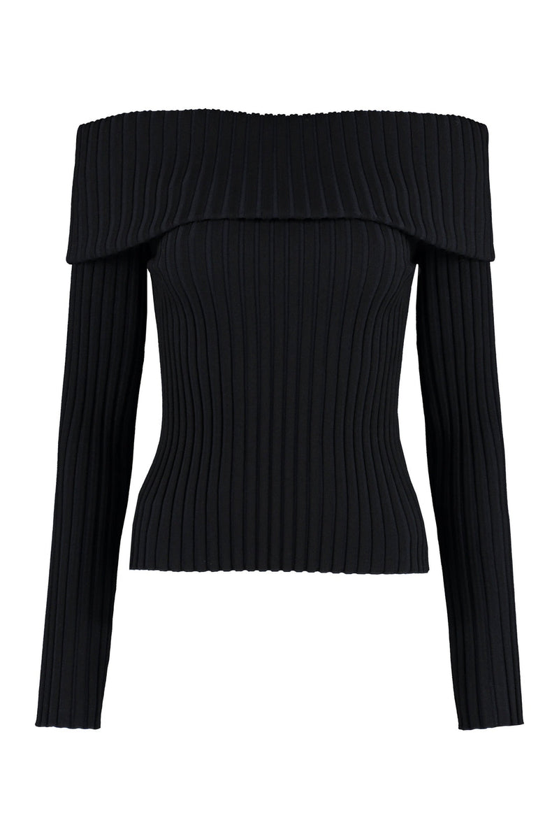 Tory Burch-OUTLET-SALE-Off-the-shoulders sweater-ARCHIVIST