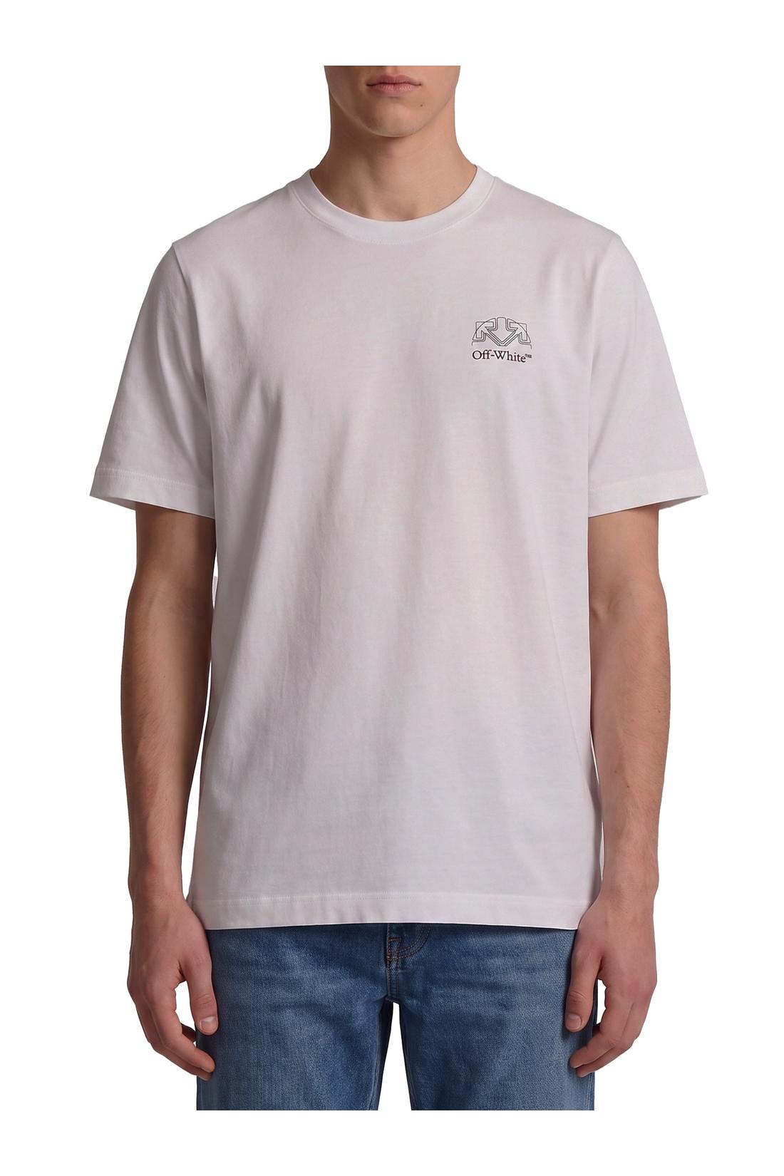 Off White-OUTLET-SALE-Offline Half Arrow Skate T-shirt-ARCHIVIST