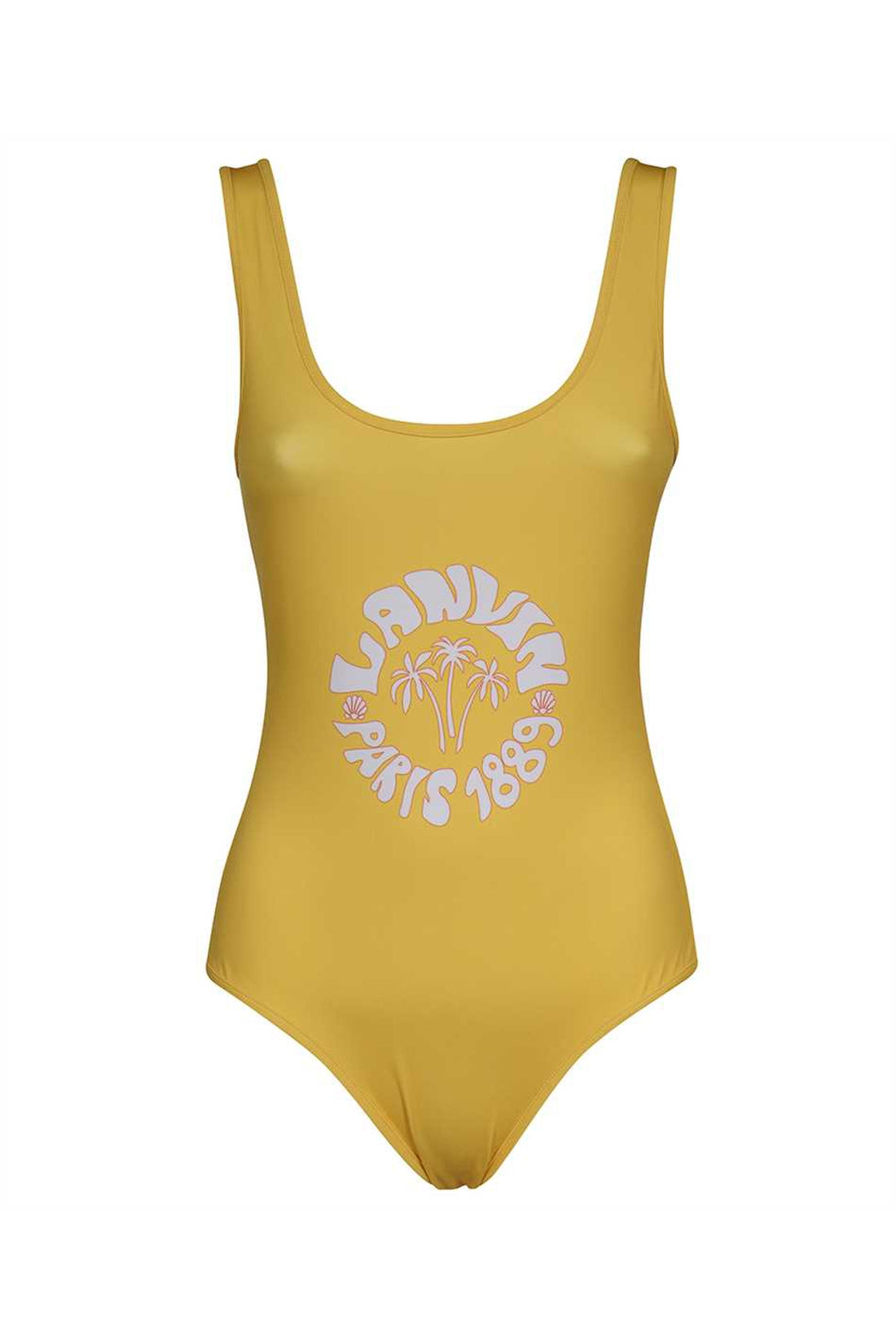 Lanvin-OUTLET-SALE-One-piece swimsuit with logo-ARCHIVIST