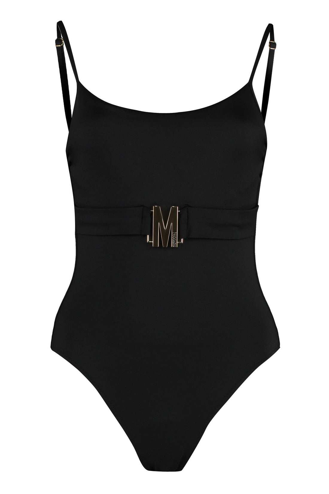 Moschino-OUTLET-SALE-One-piece swimsuit with logo-ARCHIVIST