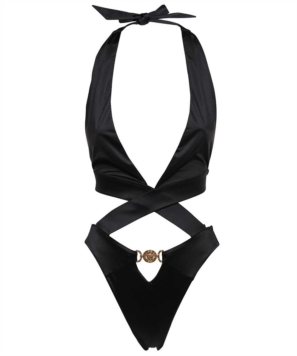 Versace-OUTLET-SALE-One-piece swimsuit with logo-ARCHIVIST