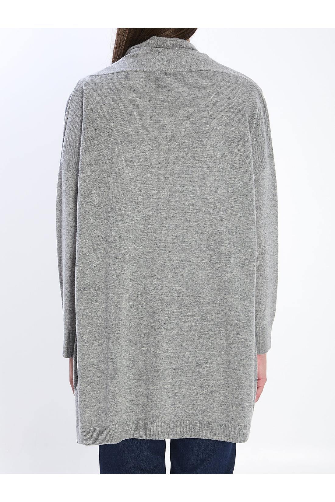 Allude-OUTLET-SALE-Open cardigan in virgin wool and cashmere-ARCHIVIST