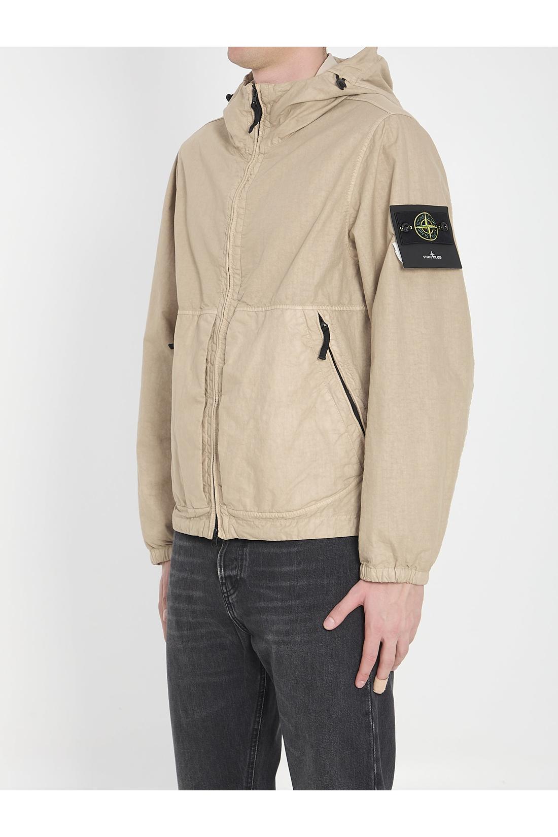 Stone Island-OUTLET-SALE-Organic-Look Panama-TC Nylon jacket-ARCHIVIST