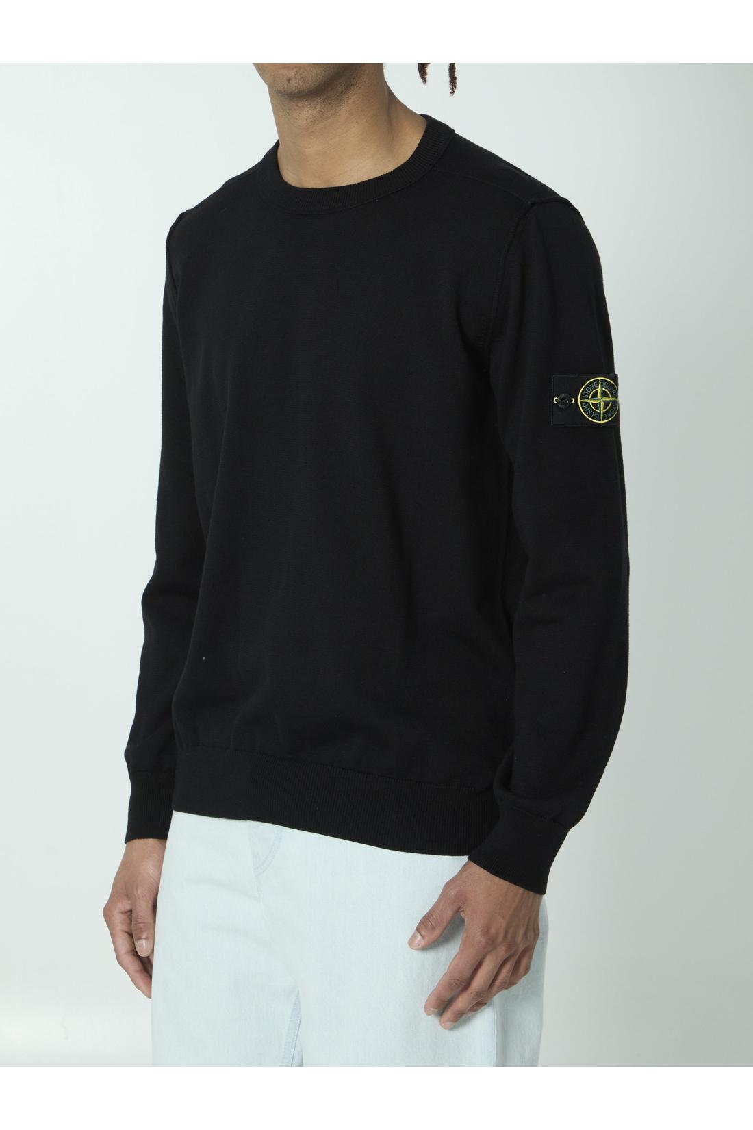 Stone Island-OUTLET-SALE-Organic cotton sweater-ARCHIVIST