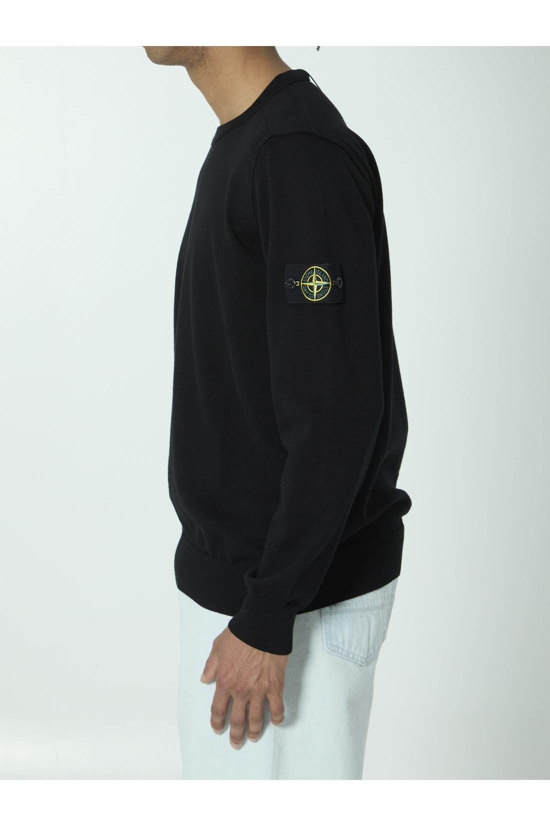 Stone Island-OUTLET-SALE-Organic cotton sweater-ARCHIVIST