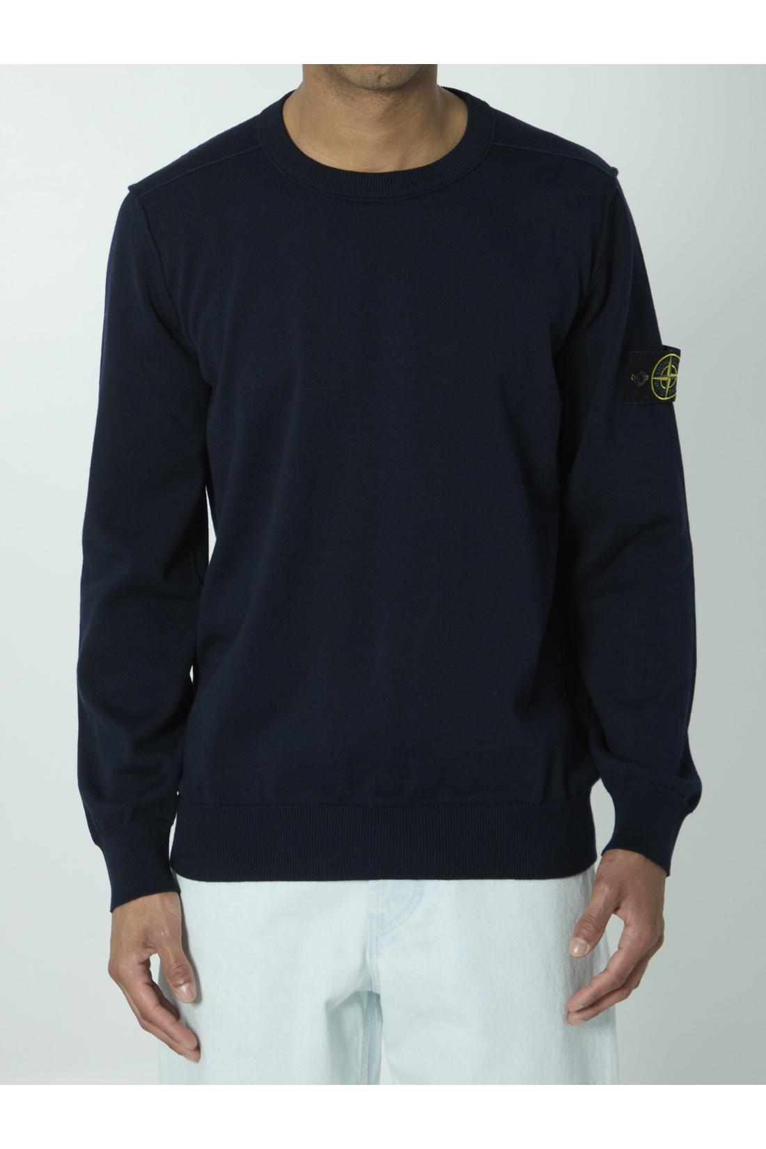 Stone Island-OUTLET-SALE-Organic cotton sweater-ARCHIVIST