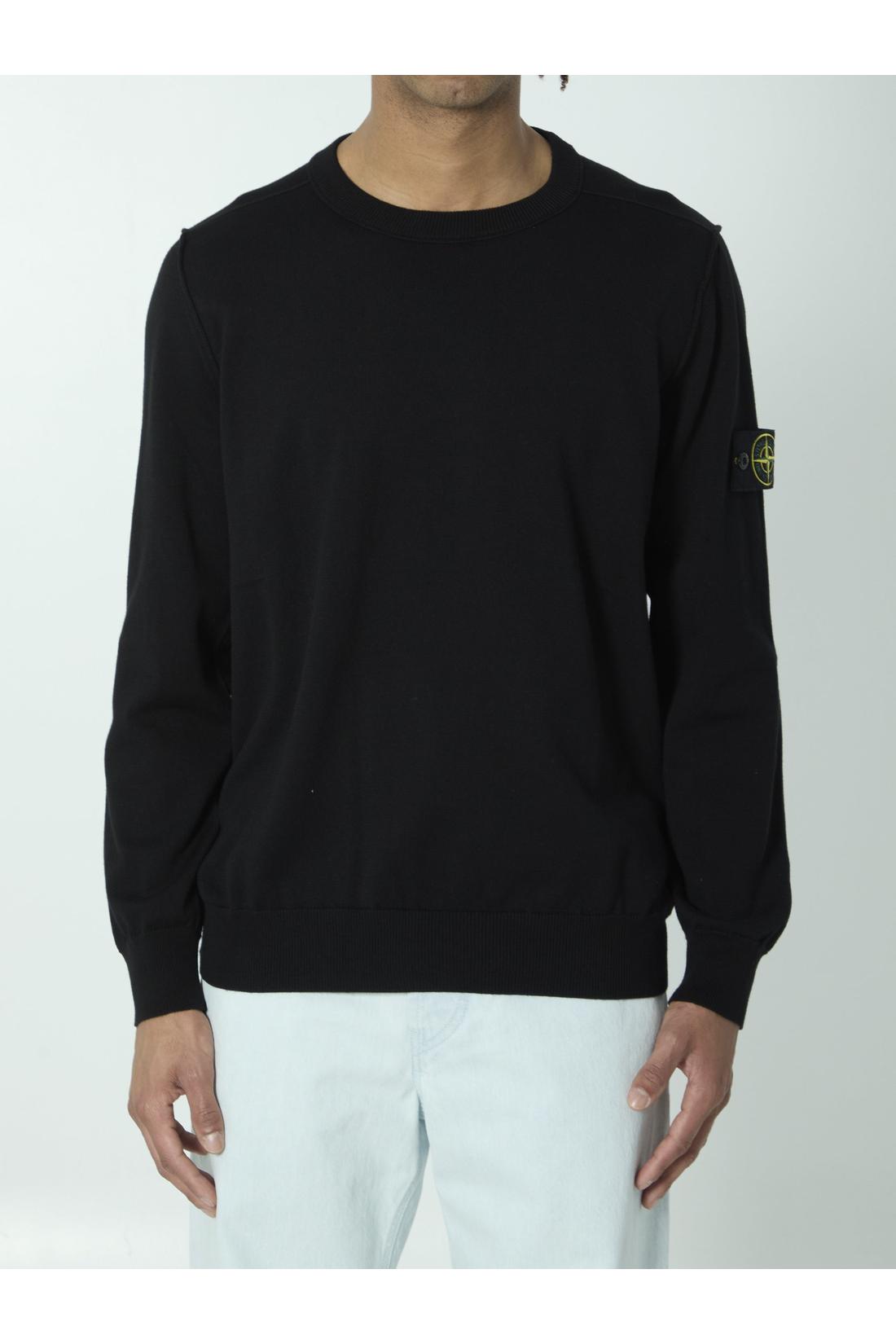 Stone Island-OUTLET-SALE-Organic cotton sweater-ARCHIVIST