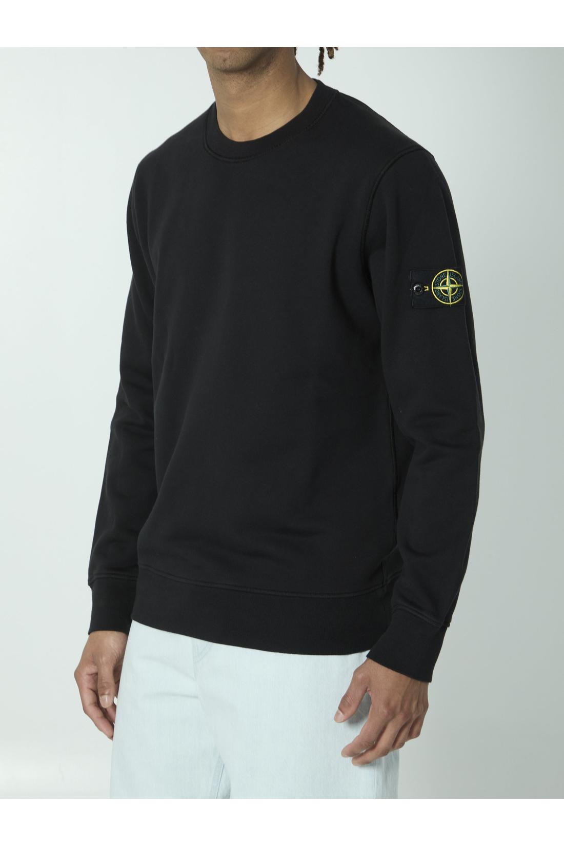 Stone Island-OUTLET-SALE-Organic cotton sweater with nylon-ARCHIVIST